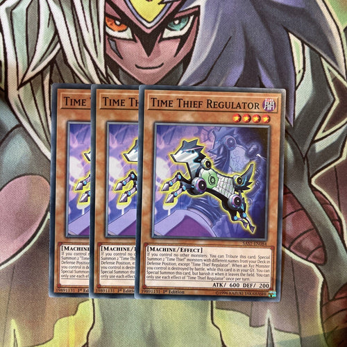 SAST-EN084 x3 Time Thief Regulator Common Excellent Condition Yugioh