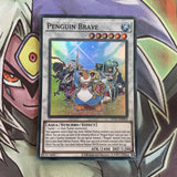 OP17-EN010 Penguin Brave Super Rare unlim Edition NM Yugioh Card