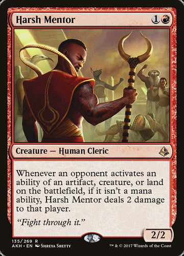 Harsh Mentor - Amonkhet Excellent Magic MTG