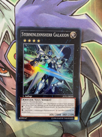 JOTL-EN050 Starliege Lord Galaxion Super Rare GERMAN 1st Edition NM Yugioh Card