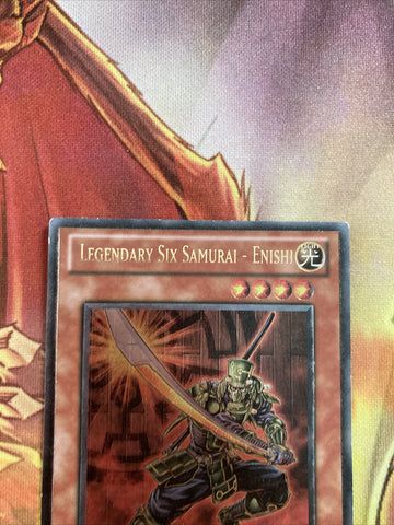 STOR-EN021 Yugioh Ultimate Rare Legendary Six Samurai - Enishi (LP) (back)