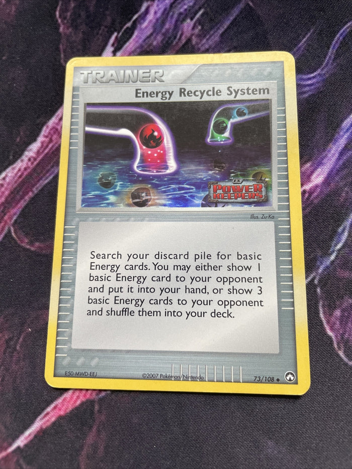 Energy Recycle System Ex Power Keepers Reverse Pokemon Card