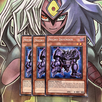 EXVC-EN004 x3 Necro Defender Rare Excellent Condition Yugioh