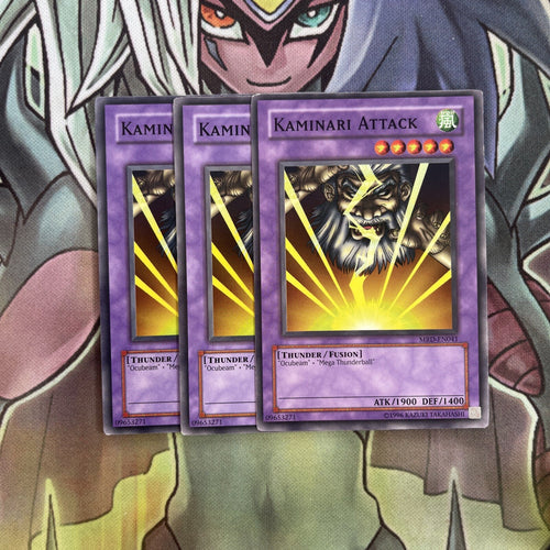 MRD-E041 x3 Kaminari Attack Common Excellent Conditon Yugioh