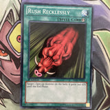BP02-EN133 Rush Recklessly Mosaic Rare 1st Edition NM Yugioh Card