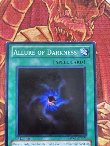 SDGU-EN027 YuGiOh Allure of Darkness - Common - 1st Edition (back)
