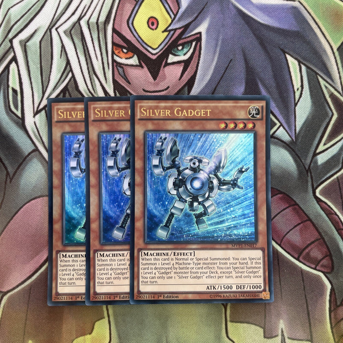 MVP1-EN017 x3 Silver Gadget Ultra Rare Excellent Conditon Yugioh
