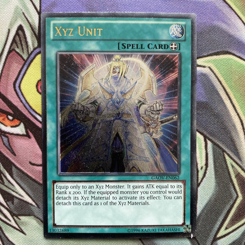 GAOV-EN062 XYZ Unit Ultimate Rare Unlimited Edition NM Yugioh Card