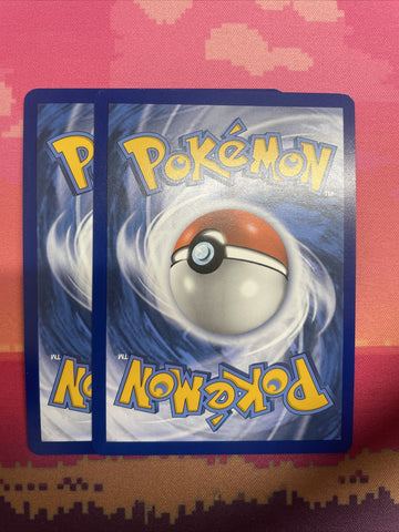 Pokemon Card Arctibax 064 & Cetitan 063 Two Card Set Near Mint (back)