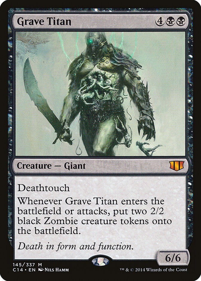 Grave Titan - Commander 2014 Excellent Magic MTG