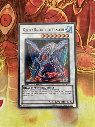 H5SE-EN002 Gungnir, Dragon of the Ice Barrier Limited Edition Mint Yugioh Card