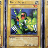LOB-E006 x3 Basic Insect - Common - Unlimited Edition Yugioh