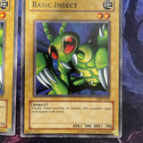 LOB-E006 x3 Basic Insect - Common - Unlimited Edition Yugioh