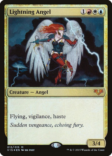 Lightning Angel - From The Vault: Angels FOIL Excellent Magic MTG