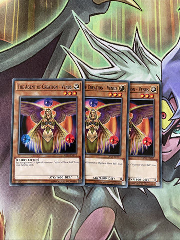 OP05-EN017 The Agent Of Creation - Venus Common Playset x3 Yugioh