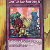 FLOD-EN081 Super Team Buddy Force Unite! Secret Rare Yugioh Card Mixed Ed