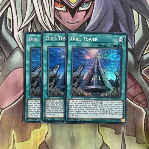 MP22-EN269 x3 Duel Tower Secret Rare Excellent Conditon Yugioh