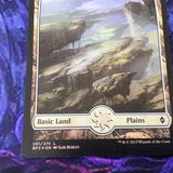 Plains - Battle For Zendikar Full Art Excellent Magic MTG