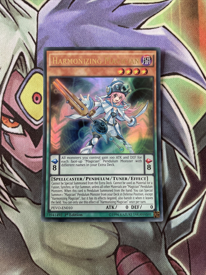 PEVO-EN010 Harmonizing Magician Ultra Rare 1st Edition NM Yugioh Card