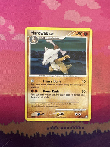Pokemon Card Marowak EX Legends Awakened Uncommon 63/146  Near Mint