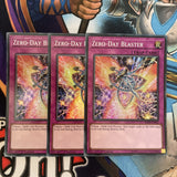 SDRR-EN033 Zero-Day Blaster Super Rare 1st Edition Mint YuGiOh Card