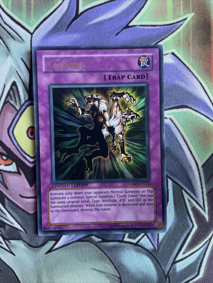 JUMP-EN022 Cloning Ultra Rare Limited Edition Near Mint Yugioh Card