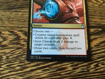 Izzet Charm - Return Of Ravnica Excellent Magic MTG (back)