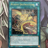 MP23-EN243 Runick Destruction Ultra Rare 1st Edition NM Yugioh Card