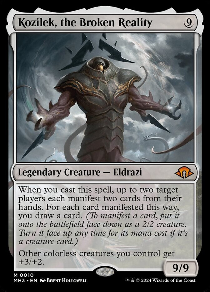 Kozilek, The Broken Reality - Modern Horizions 3 Excellent Magic MTG
