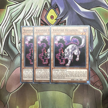 OP18-EN019 x3 Vampire Retainer Common Excellent Condition Yugioh