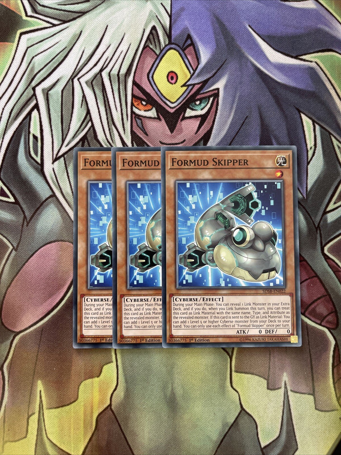 SDSB-EN022 x3 Formud Skipper Common Excellent Condition Yugioh