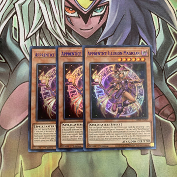 LDS3-EN087 x3 Apprentice Illusion Magician Varying Colours Ultra Exc Yugioh