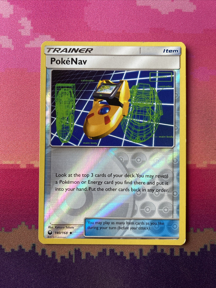 Pokemon Card Pokenav Celestial Storm Reverse Holo Uncommon 140/168 Near Mint