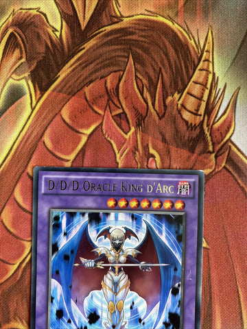 CORE-EN046 D/D/D Oracle King D'Arc (Rare) 1st Ed NM Yugioh Card (back)