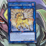 GEIM-EN050 Knightmare Unicorn Rare 1st Edition NM Yugioh Card