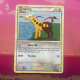 Pokemon Card Girafarig Heartgold Soulsilver Common 64/123 Near Mint