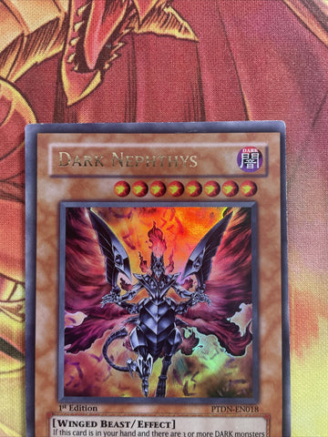 PTDN-EN018 Dark Nephthys - Ultra Rare - 1st Edition YUGIOH - Ultra Rare LP (back)