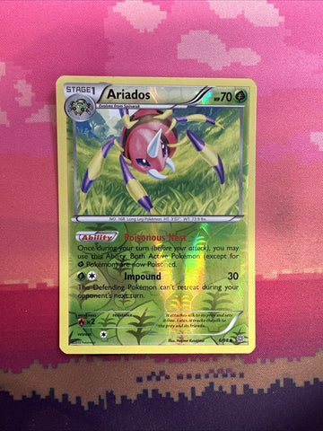 Pokemon Card Ariados Ancient Origin Reverse Holo 6/98 Near Mint