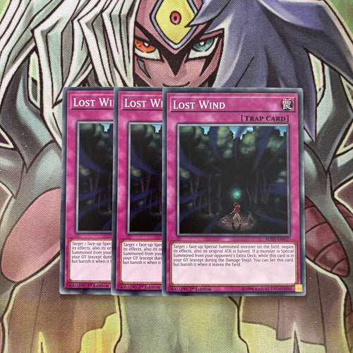 SDSH-EN037 x3 Lost Wind Common Excellent Condition Yugioh