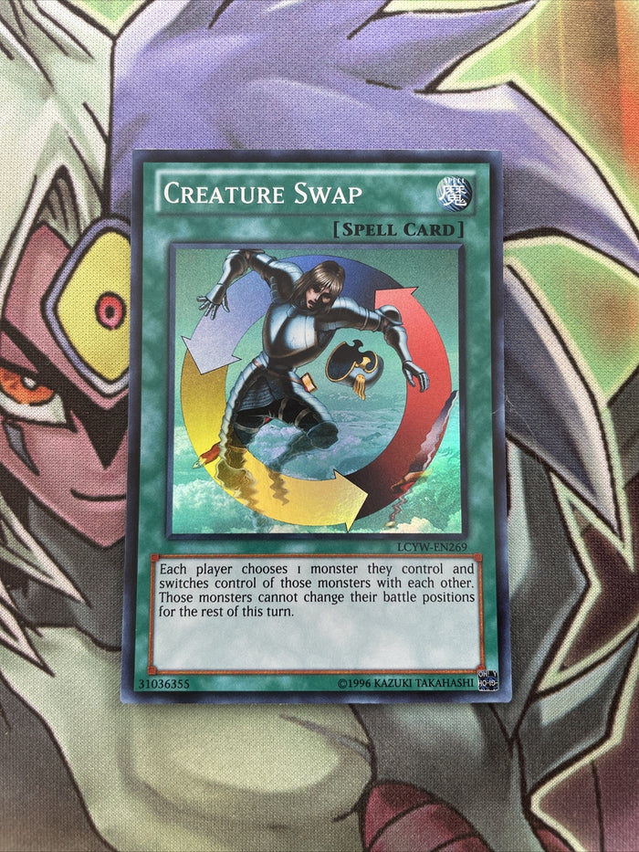 LCYW-EN269 Creature Swap Super Rare UNL Edition NM Yugioh Card – Twin Traders