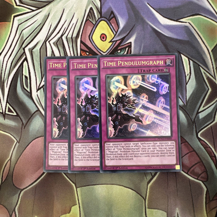 PEVO-EN008 x3 Time Pendulumgraph Ultra Rare Excellent Condition Yugioh