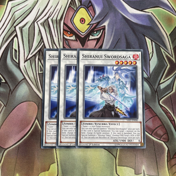 SAST-EN040 x3 Shiranui Swordsaga Common Excellent Conditon Yugioh