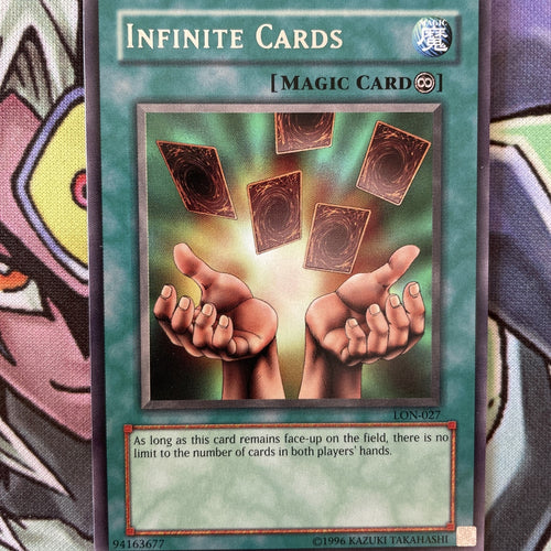 LON-027 Infinite Cards Rare UNL Edition Near Mint Yugioh Card