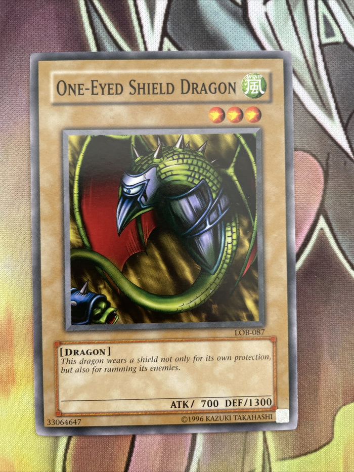 LOB-087 YuGiOh One-Eyed Shield Dragon -  - Common - unl Edition Near Mint