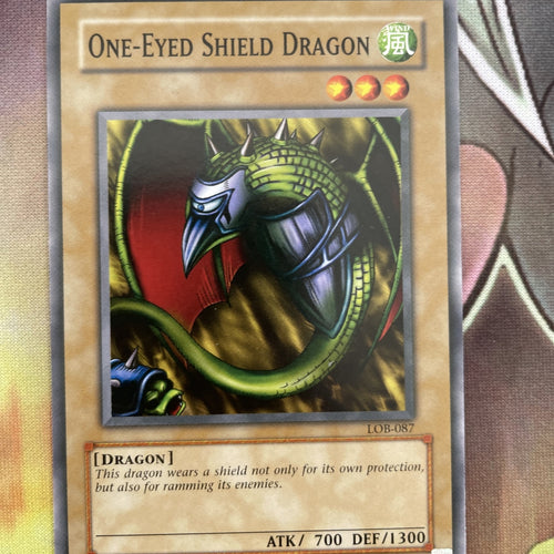 LOB-087 YuGiOh One-Eyed Shield Dragon -  - Common - unl Edition Near Mint