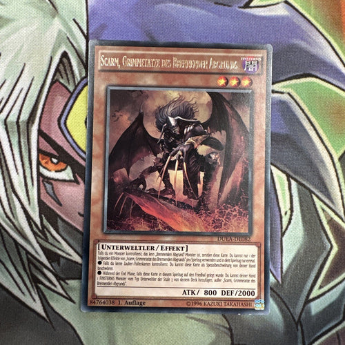 DUEA-EN082 Scarm, Malebranche Of The Burning Abyss Rare GERMAN 1st Ed NM Yugioh