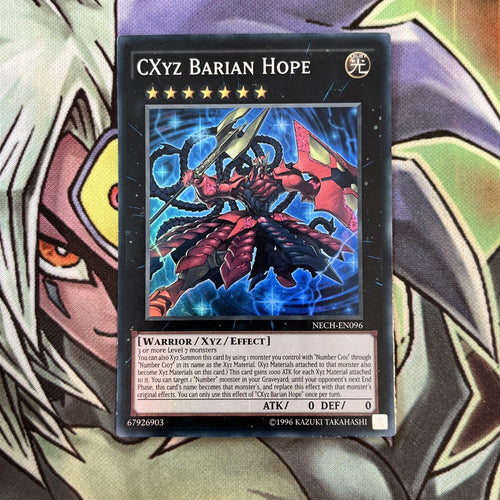 NECH-EN096 CXyz Barian Hope Super Rare Unlimited Edition NM Yugioh Card