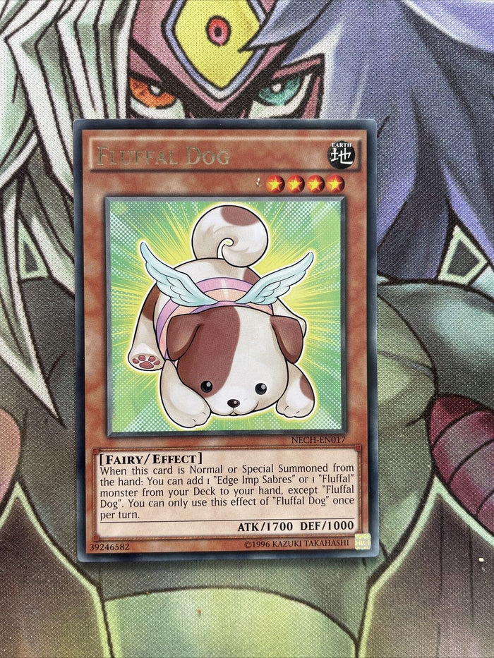 NECH-EN017 Fluffal Dog Rare UNL Edition NM Yugioh