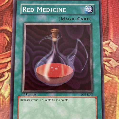 lob-e043 Red Medicine 1st Edition (NM) Common Yugioh!