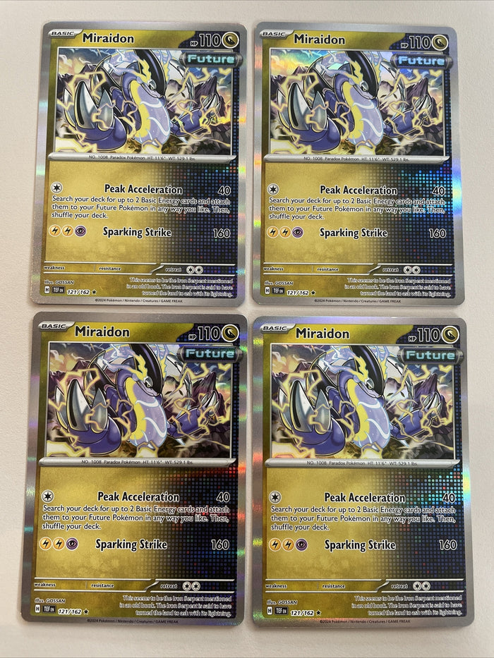 Pokemon TCG Miraidon 121/162 Temporal Forces Holo Rare